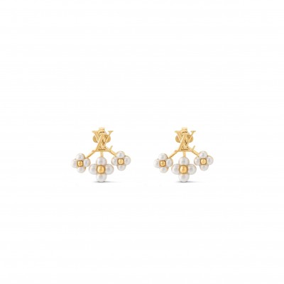 LOUIS VUITTON LV FLORAGRAM EARRINGS M00970